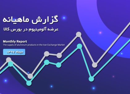 گزارش عرضه آلومینیوم در بورس-دیماه 1397