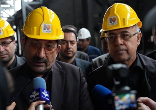 راه اندازی نیروگاه برق شرکت آلومینیوم المهدی