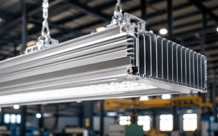 نقش پروفیل‌های آلومینیومی در چراغ‌های LED صنعتی