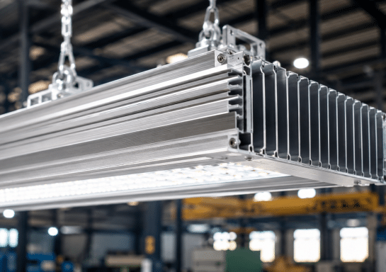 نقش پروفیل‌های آلومینیومی در چراغ‌های LED صنعتی